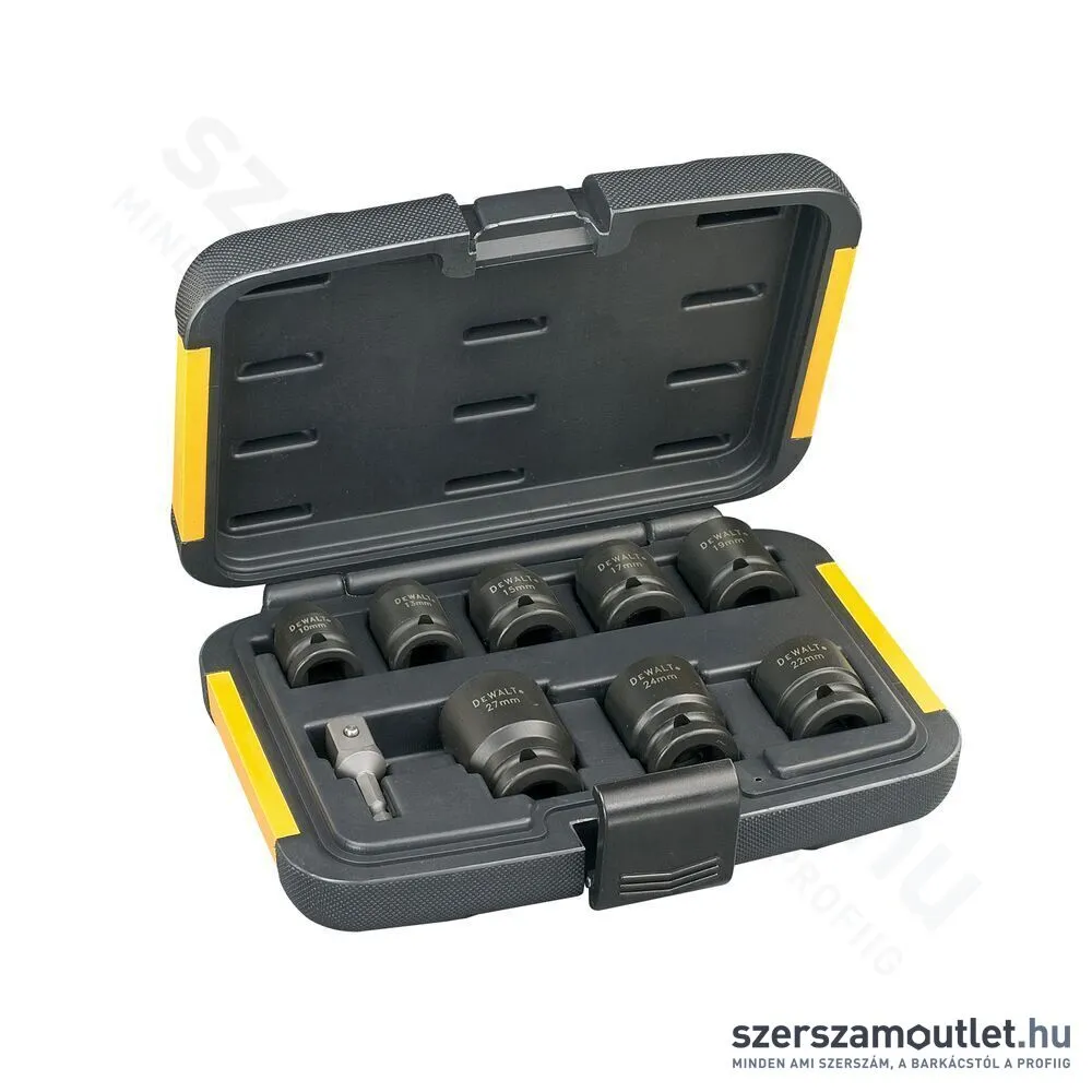 DEWALT Extreme Impact Dugókulcs készlet 10-27mm 9db-os (DT7507-QZ)
