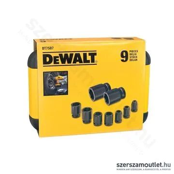DEWALT Extreme Impact Dugókulcs készlet 10-27mm 9db-os (DT7507-QZ)
