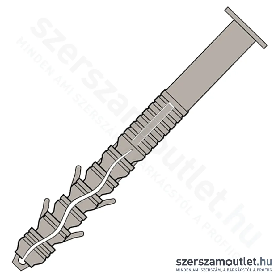 KOELNER Műanyag tipli 12x100mm (100db)