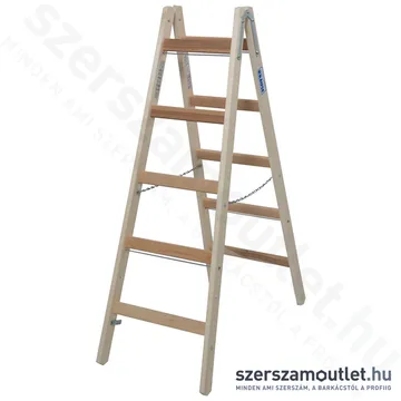 KRAUSE STABILO Fa állólétra 2x5 fokos (170071)