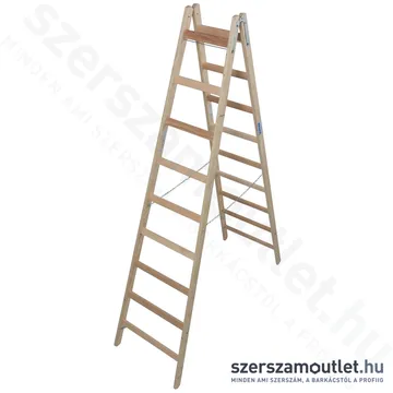 KRAUSE STABILO Fa állólétra 2x9 fokos (170118)