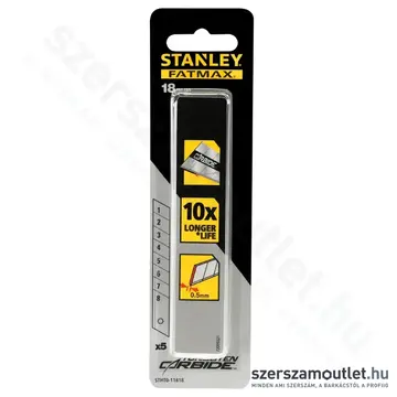 STANLEY FatMax karbid bevonatú tördelhető penge 18mm 5db (STHT0-11818)