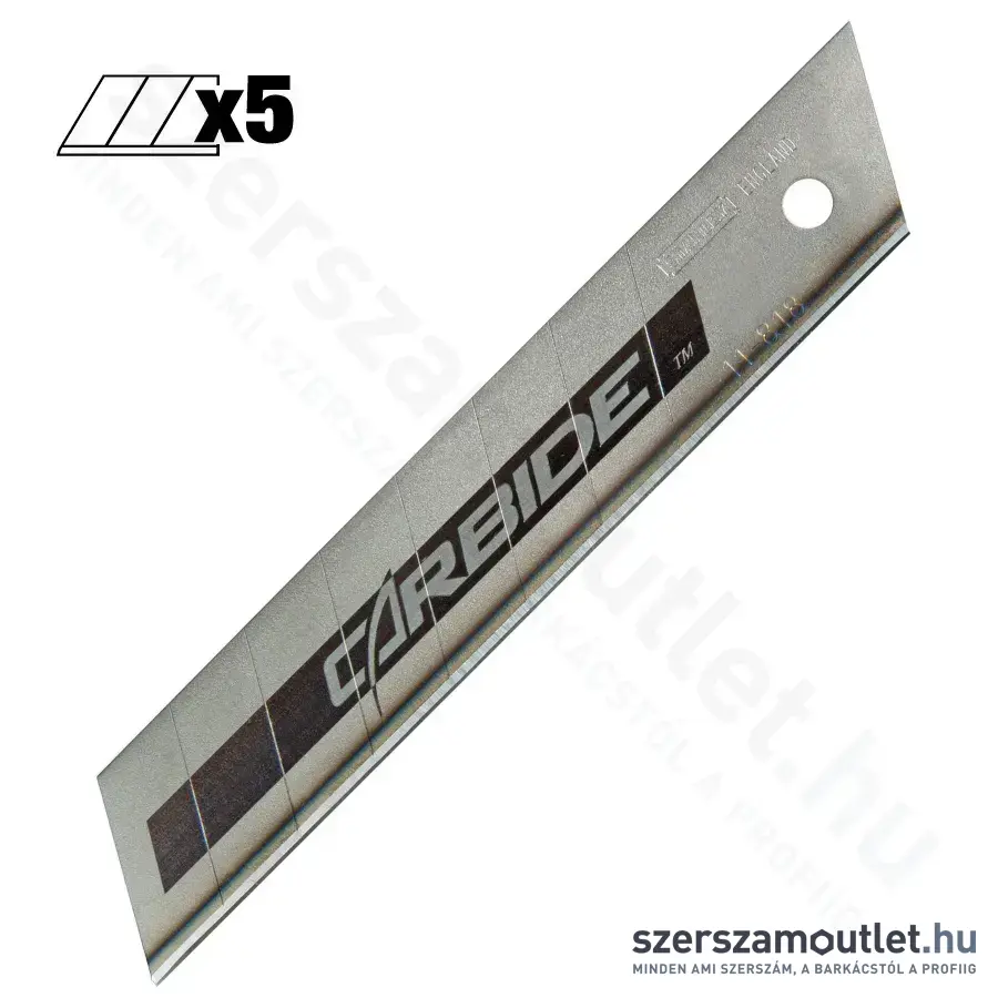 STANLEY FatMax karbid bevonatú tördelhető penge 18mm 5db (STHT0-11818)