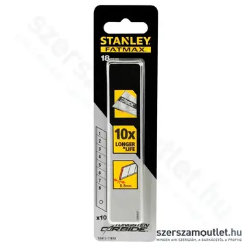 STANLEY FatMax karbid bevonatú tördelhető penge 18mm 10db (STHT2-11818)