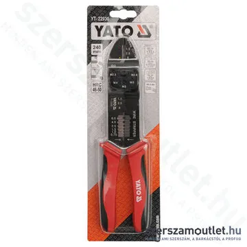 YATO Blankoló, saruzó fogó 1,5-6mm2 (YT-22930)