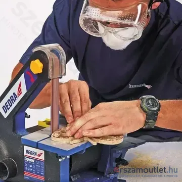 DEDRA Tárcsás szalagcsiszoló gép (300W/762x25mm) (DED7809)