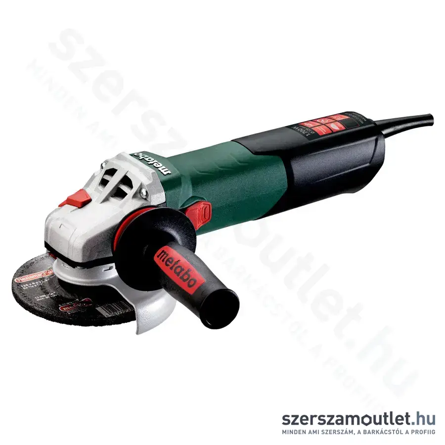 METABO WEA 17-125 QUICK Sarokcsiszoló lágyindítással (1700W/125mm)