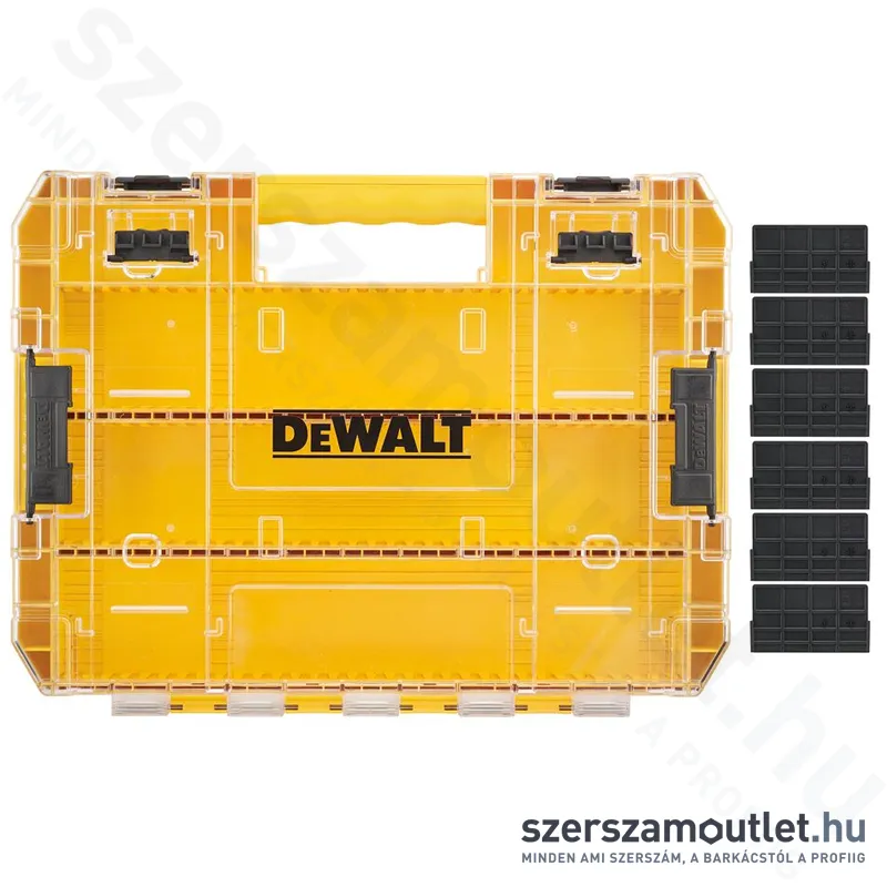 DEWALT Nagy TOUGHCASE szortimenter (üres) elválasztóval 335x440x67mm (DT70839-QZ)