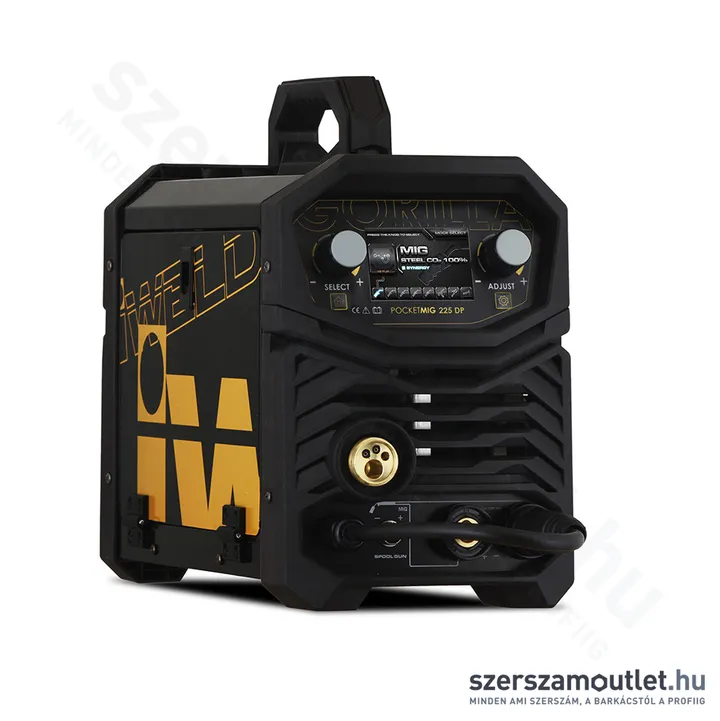 IWELD GORILLA POCKETMIG 225 DOUBLE PULSE Hegesztő inverter (10-200A)