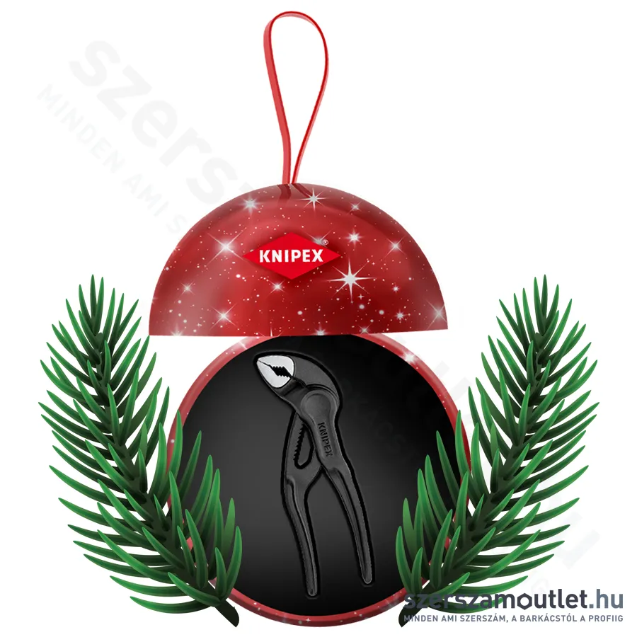 KNIPEX Cobra XS Vízpumpafogó 100mm ünnepi díszcsomagolásban (87 00 100 XMAS)