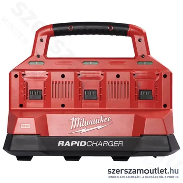 MILWAUKEE M18 PC6 Multizónás akkutöltő, PACKOUT kompatibilis (4932480162)