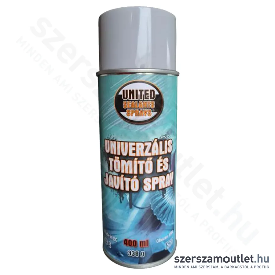 UNITED SEALANTS Univerzális tömítő és javító spray 400ml (Szürke) (US5300)