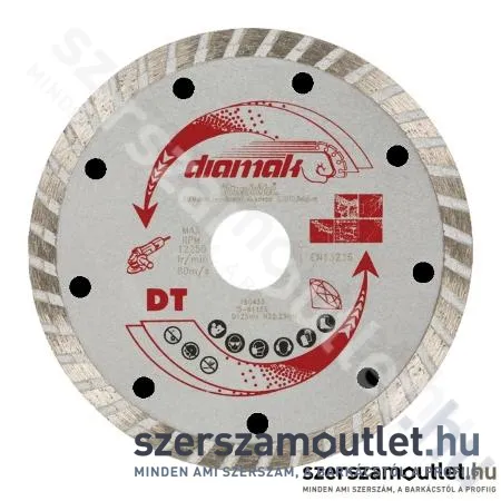 MAKITA Diamak Turbo gyémánttárcsa 10db-os 230mm (D-62206)