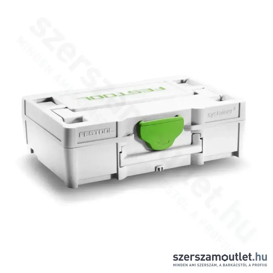 FESTOOL Systainer SYS3 XXS 33 GRY műanyag mini tároló