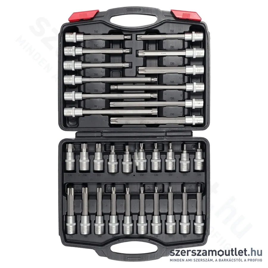 YATO Bit dugókulcs készlet 32 részes Torx 1/2