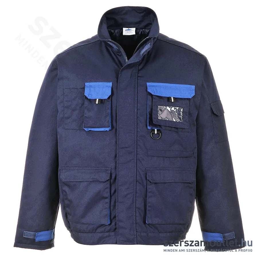 PORTWEST TX18 TEXO CONTRAST Bélelt munkakabát [Tengerészkék] (TX18NARL)