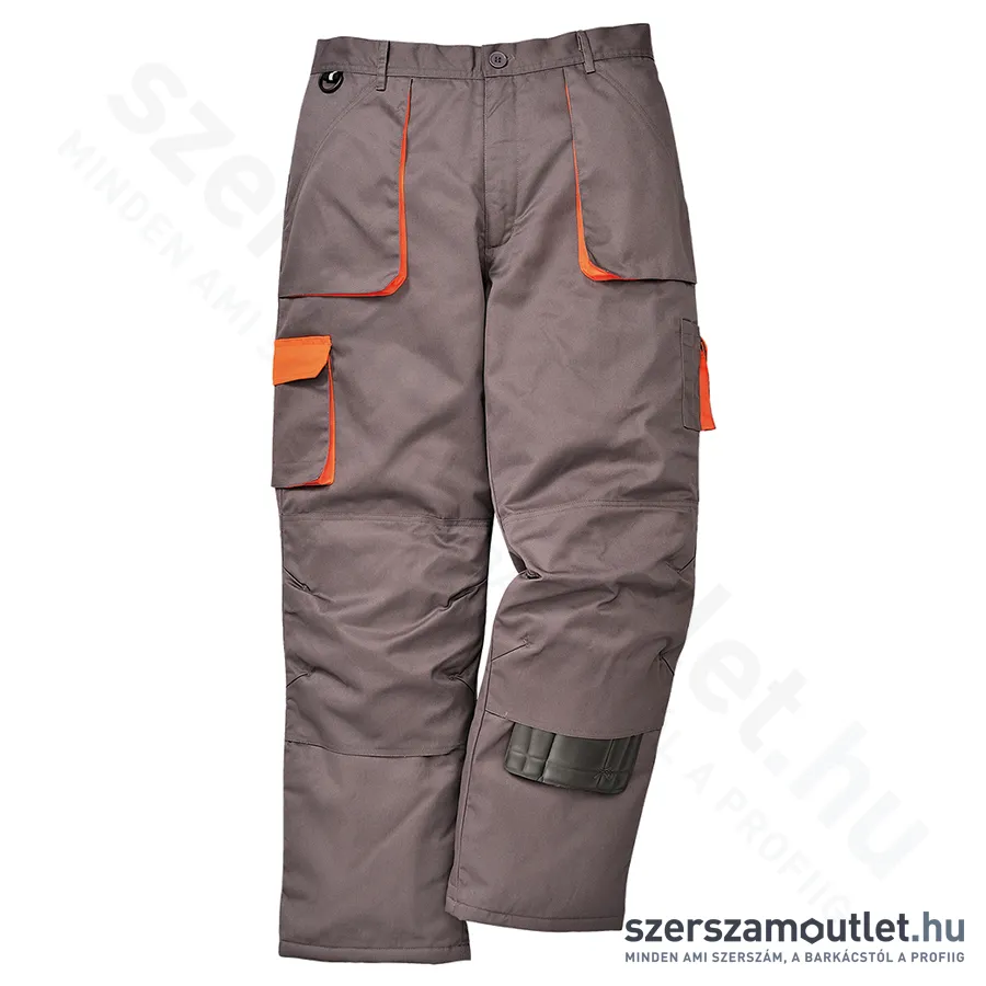 PORTWEST TX16 TEXO CONTRAST Bélelt nadrág [Szürke] (TX16GRRXL)