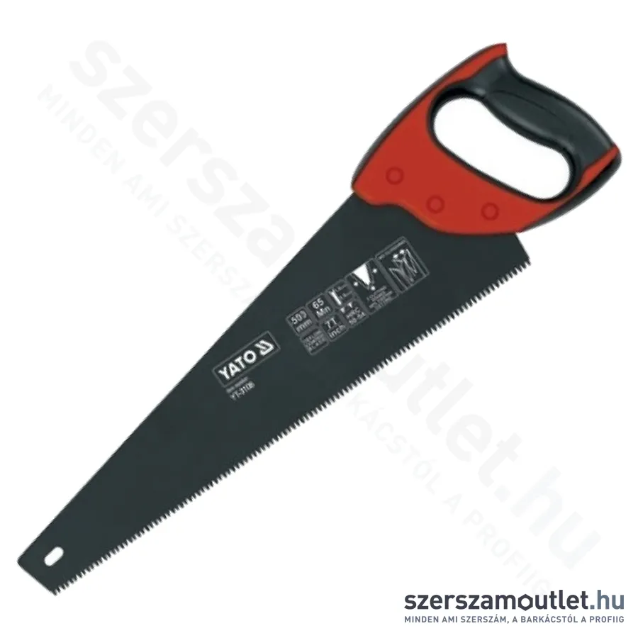 YATO Rókafarkú fűrész teflon bevonattal 3 élű 500mm (YT-3108)