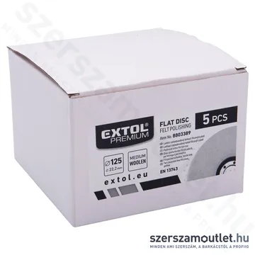 EXTOL Polír korong 125x15mm