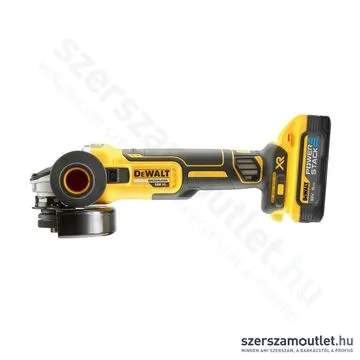 DEWALT DCG405H2T-QW Akkus szénkefementes sarokcsiszoló (125mm/2xPowerStack™)