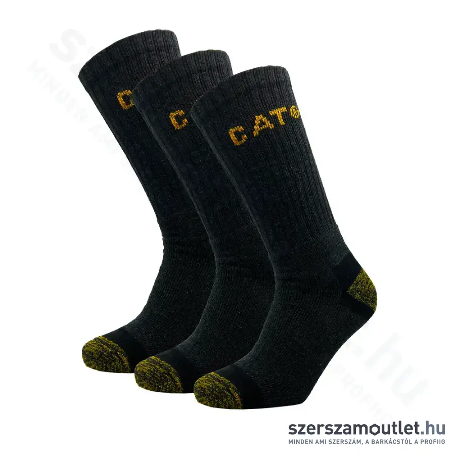 CATERPILLAR DY178A Premium munkazokni 43-46-os (Fekete) (3db/csomag) (CAT-00191)