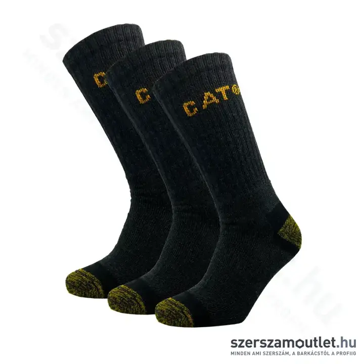 CATERPILLAR DY178A Premium munkazokni 43-46-os (Fekete) (3db/csomag) (CAT-00191)