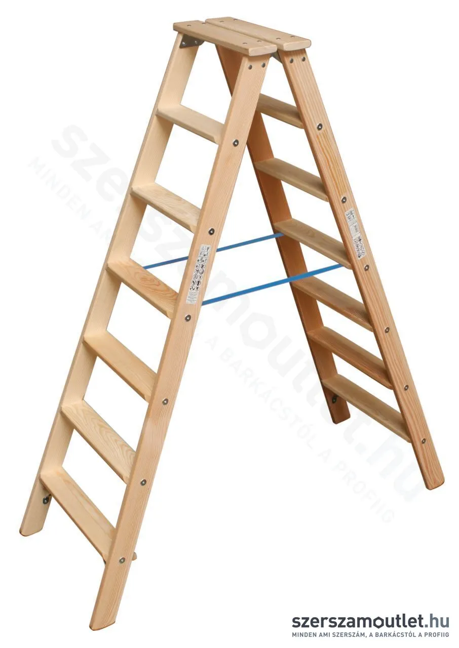 KRAUSE STABILO Lépcsőfokos falétra 2x7 fokos (818447)