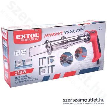 EXTOL Polisztirolvágó hőkés (220W/150mm)