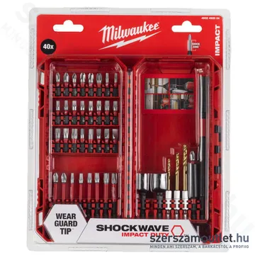 MILWAUKEE SHOCKWAVE™ IMPACT DUTY bitkészlet 40 részes (4932492004)