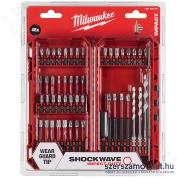 MILWAUKEE SHOCKWAVE™ IMPACT DUTY bitkészlet 48 részes (4932492005)