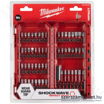 MILWAUKEE SHOCKWAVE™ IMPACT DUTY bitkészlet 56 részes (4932492006)