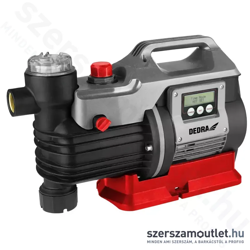 DEDRA Kerti szivattyú LCD kijelzővel (1000W/3800l/h)