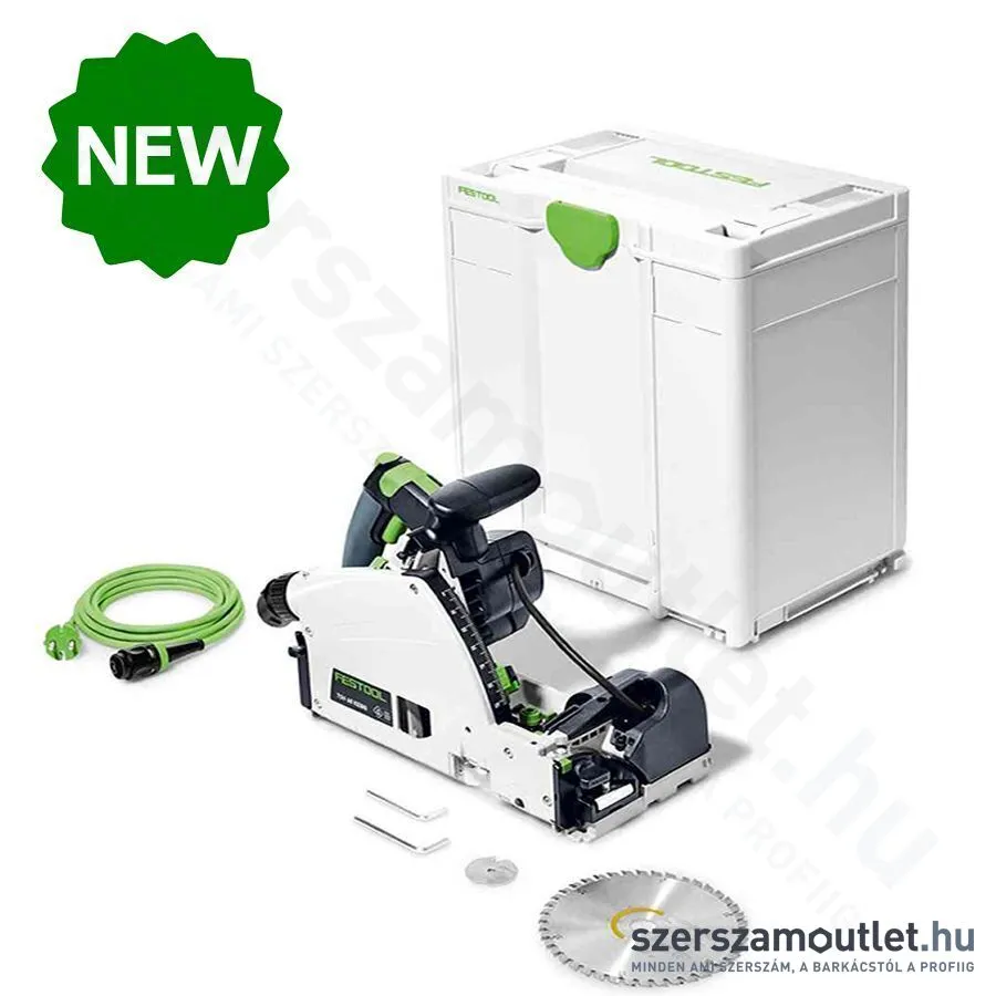 FESTOOL TSV 60 KEBQ-Plus Szénkefementes merülőfűrész elővágóval