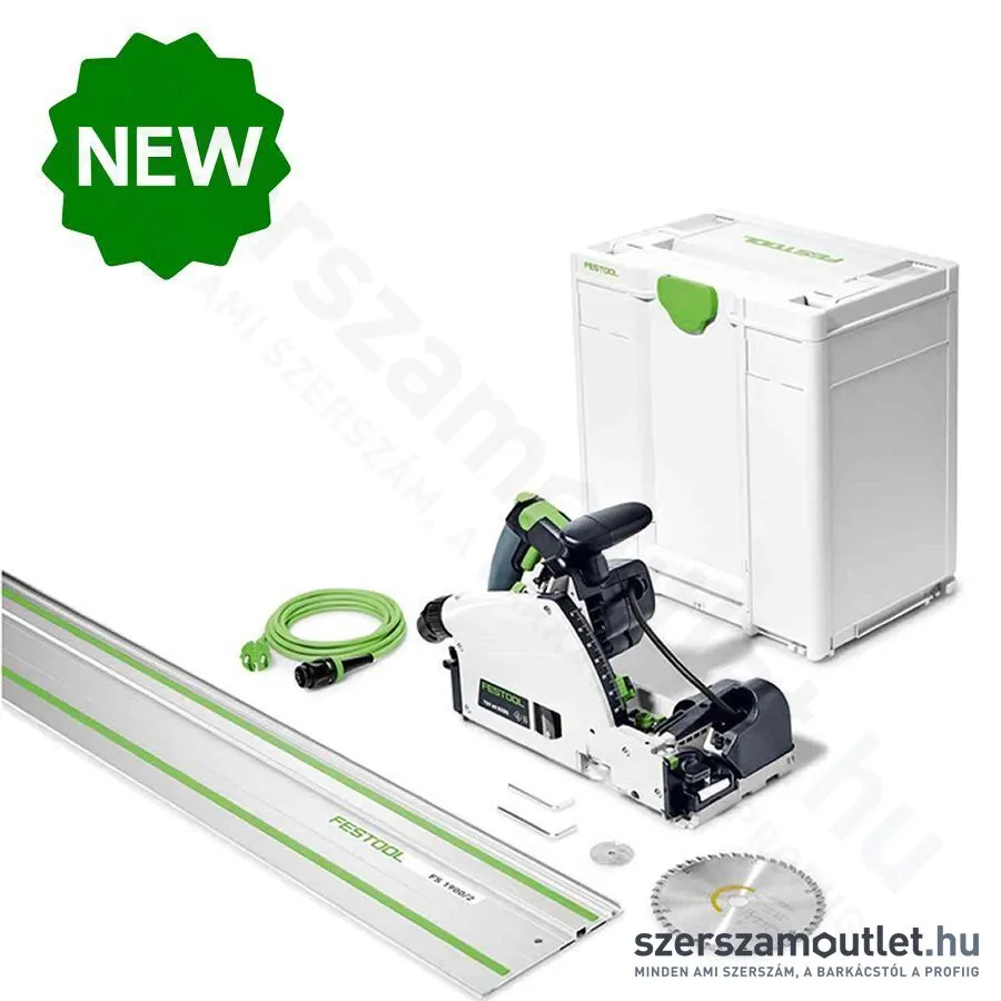 FESTOOL TSV 60 KEBQ-Plus-FS Szénkefementes merülőfűrész elővágóval