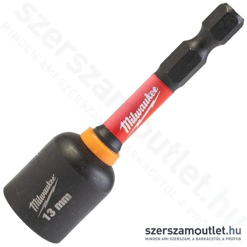 MILWAUKEE SHOCKWAVE™ Bitbefogású mágneses dugókulcs HEX13x65mm (4932492443)