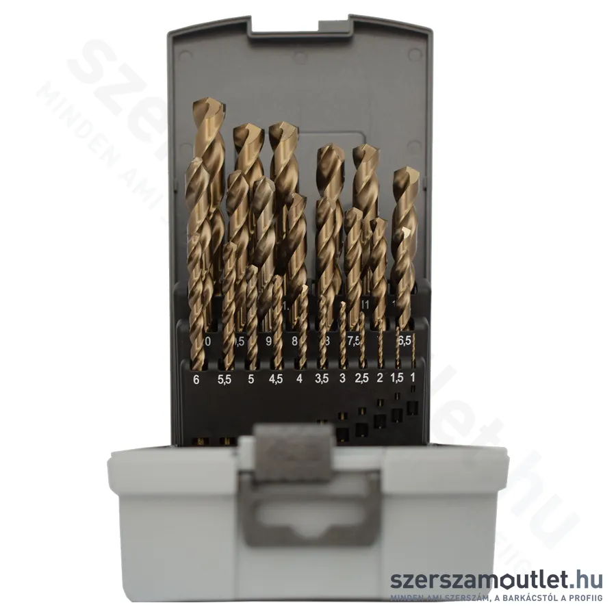 ABRABORO HSS fémfúró készlet 1-13x0,5mm HSS-Co5 25db-os (020300141925)