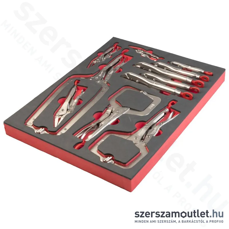 MILWAUKEE TORQUE LOCK Állítható önzáró fogó készlet habbetétben 11 részes (4932493251)