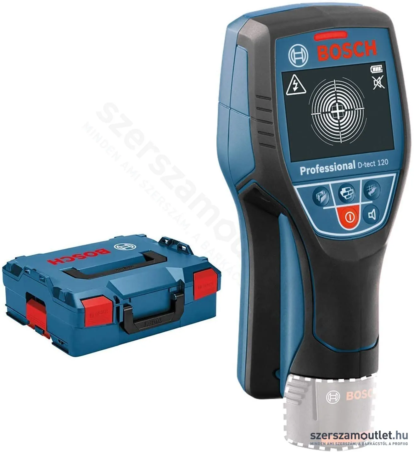 BOSCH D-TECT 120 Akkus falszkenner (Akku és töltő nélkül) (0601081308)