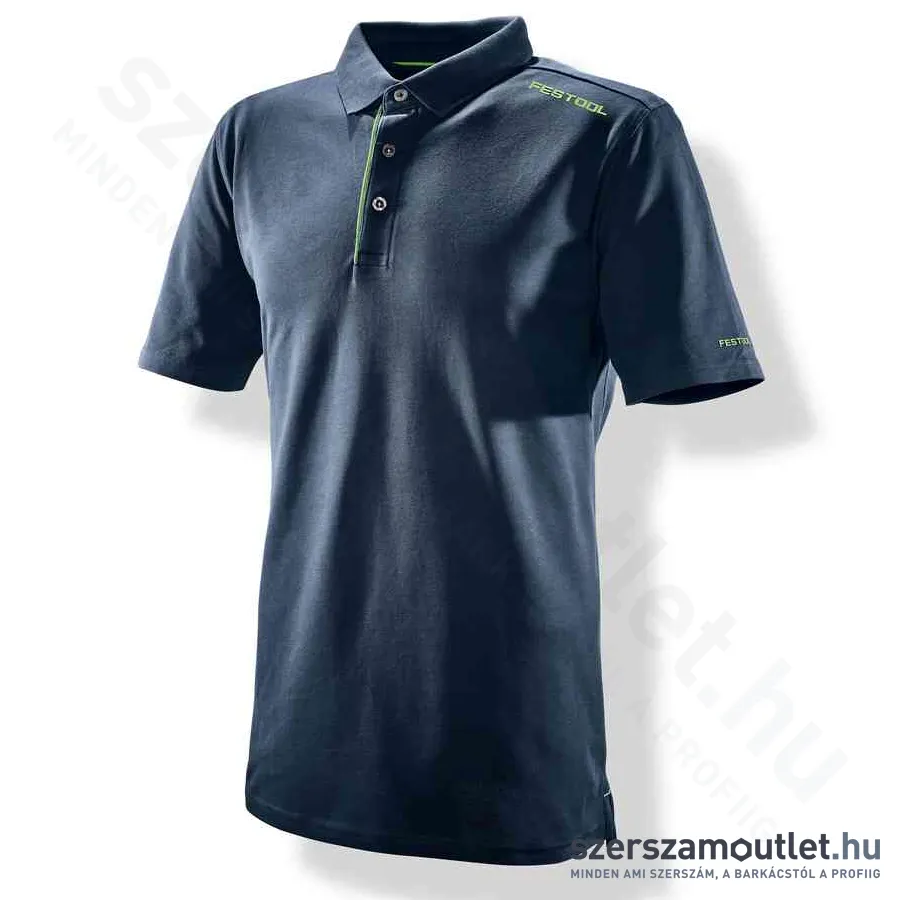 FESTOOL POL-FT1 Teniszpóló, férfi, sötétkék XL
