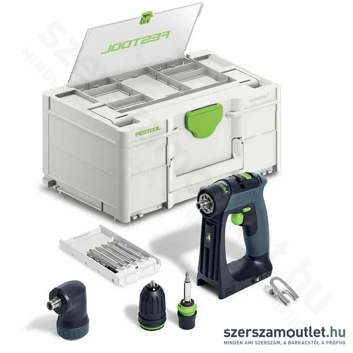 FESTOOL CXS 18-Basic-Set akkus fúró-csavarbehajtó