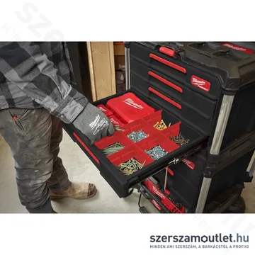 MILWAUKEE PACKOUT 4 Fiókos tároló láda (4932493189)