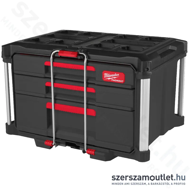 MILWAUKEE PACKOUT 2+1 Fiókos tároló láda (4932493190)