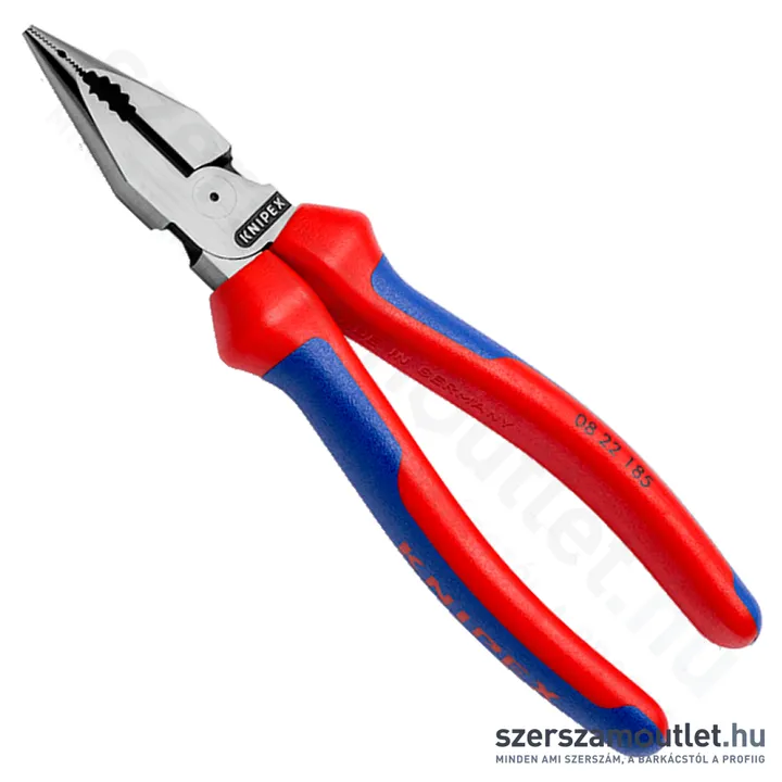 KNIPEX Hegyes kombinált fogó 185mm (08 22 185)