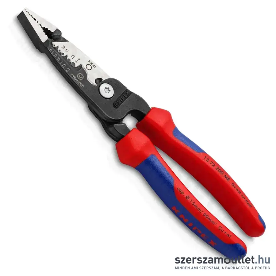 KNIPEX Huzalcsupaszító fogó 200mm (13 72 200 ME)