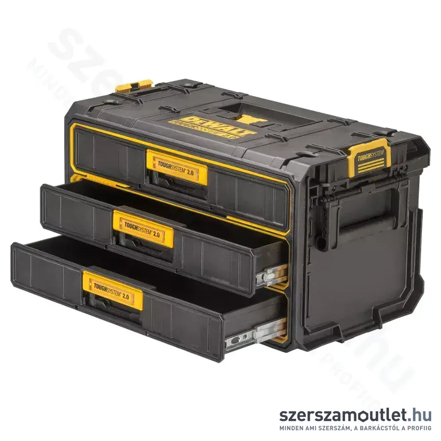 DEWALT TOUGHSYSTEM 3 fiókos tárolódoboz 554x320x313mm (DWST08330-1)
