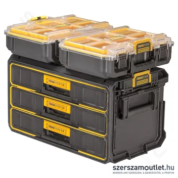 DEWALT TOUGHSYSTEM 3 fiókos tárolódoboz 554x320x313mm (DWST08330-1)