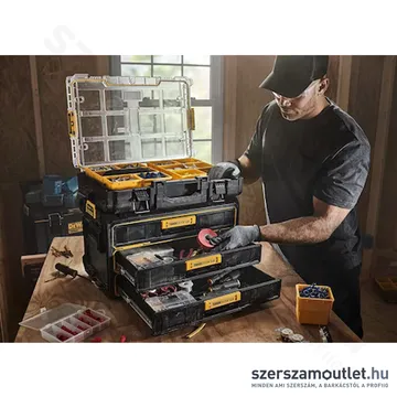 DEWALT TOUGHSYSTEM 3 fiókos tárolódoboz 554x320x313mm (DWST08330-1)