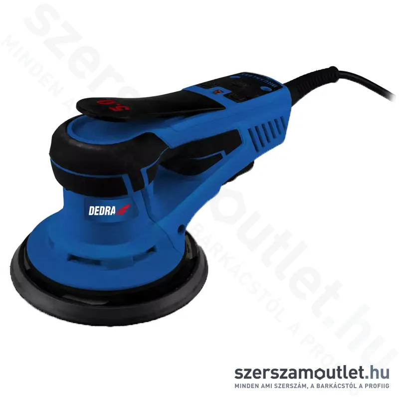 DEDRA Excentercsiszoló szénkefementes (350W/150mm) (DED7982)
