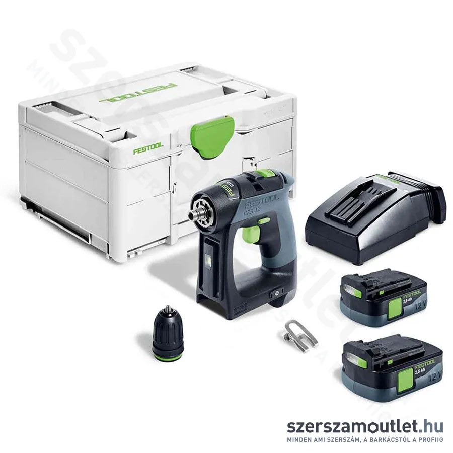 FESTOOL CXS 12 2,5-Plus Akkus fúró-csavarbehajtó