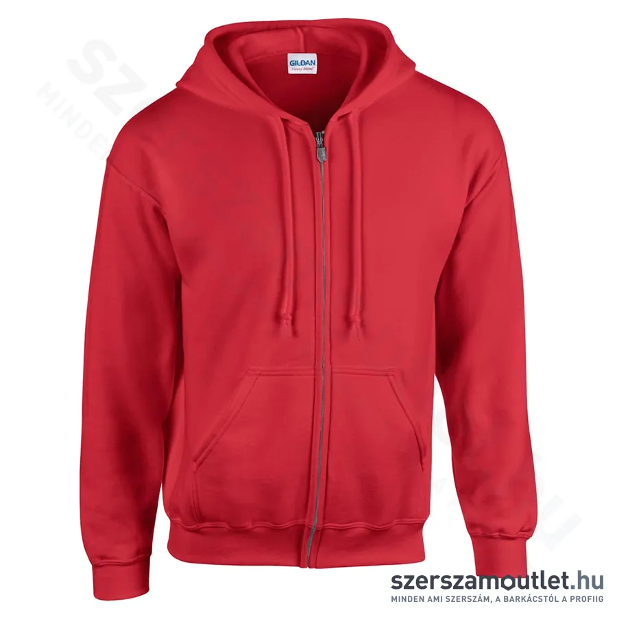 GILDAN HEAVY BLEND Kapucnis pulóver [Piros] (GI18600-RED)